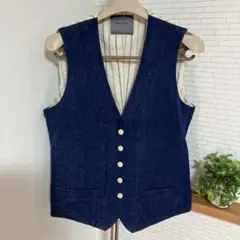 UNITED ARROWS ユナイテッドアローズ　ベスト　ジレ　シルク　リネン