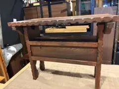 ②アンティーク ビンテージ ベンチ スペイン家具 カントリー家具