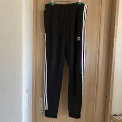 あ　adidas 3本ライン ジャージパンツ 黒