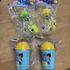 光るクマ型飲料ボトル 2個セットandドランゴンボールコップ2個セット