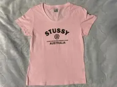 90s ステューシー　アーチロゴ tシャツ レディース