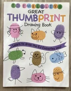 ED Emberley’s Thumberprint DrawingBook洋書