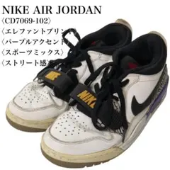 ナイキ エアジョーダン CD7069-102 25cm エレファント柄 パープル