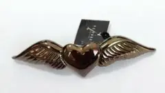 Y.S.PARK NEW YORK ハートと翼のデザインバレッタ