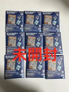 ONE PIECE BASE SHOP くじ　アクリルブロックチャーム　9個