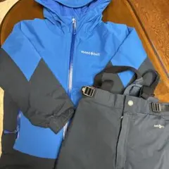mont-bell☆パウダーステップジャケット&パンツ(130cm)