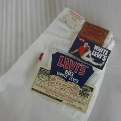 WHITE LEVI'S 603 W31 L31 1989年日本製 未使用品