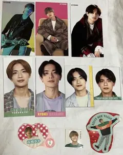 デタカ データカード 厚紙 シール カード なにわ男子 高橋恭平