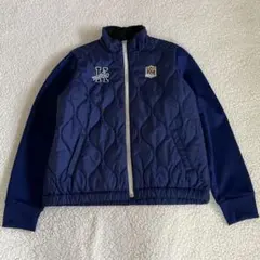 美品✨Kissmark ゴルフ 中綿ジャケット ネイビー　3L