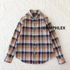【新品未使用品】GYMPHLEX　コットン　チェック　シャツ　日本製　14
