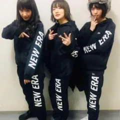【乃木坂着用】NEW ERA ニューエラ ジャージ 上下セット ブラック