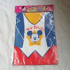 ディズニー　ミッキーの紙エプロン　パーティーグッズ　昭和レトロアンティーク