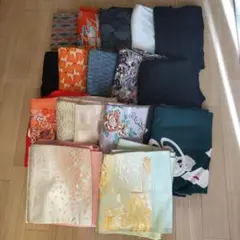 多色刺繍小紋 着物