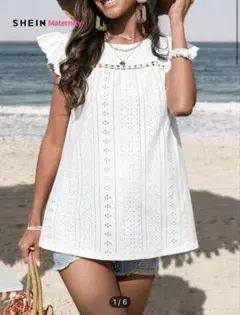 SHEIN ホワイトチュニック