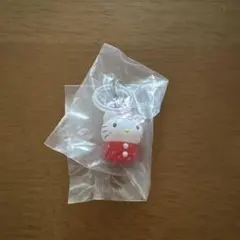ハローキティ ガチャガチャ　めじるしキーホルダー　いちご