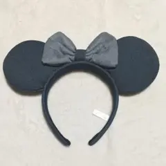 デニム調 ミニーマウス　カチューシャ　東京ディズニーリゾート