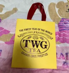 TWG TEA ショップ袋 ショッパー イエロー 紙袋のサムネイル