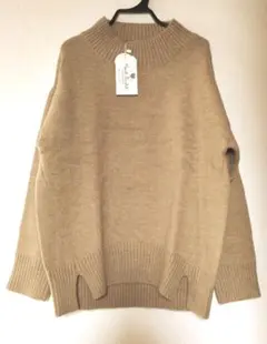 未使用　ハートマーケット　長袖ニット　セーター　ベージュ　F