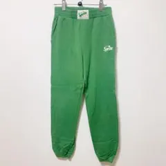 ZARA Sprite コラボ スウェットパンツ 緑 刺繍ロゴ ザラ スプライト