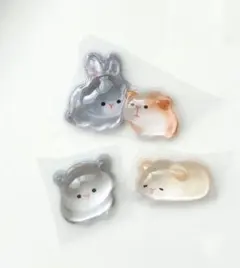 クーリア　正規品　ボンボンドロップシール　うさぎ　モルモット