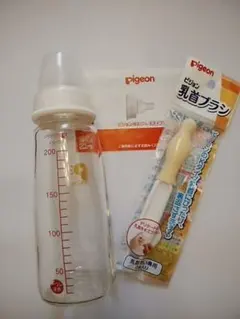 哺乳瓶　ピジョン　Kタイプ　耐熱　出産準備　乳首ブラシ
