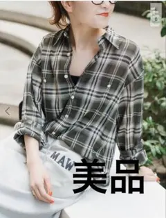 Spick and Span コットンボイルチェックシャツのサムネイル