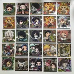 鬼滅の刃 ウエハース デフォルメシール セミコンプリート 25種