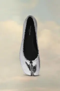 Maison Margiela 足袋 Tabi バレエシューズ シルバー 38のサムネイル