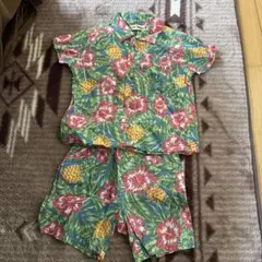 Little Things フラワー柄ショートパンツセット