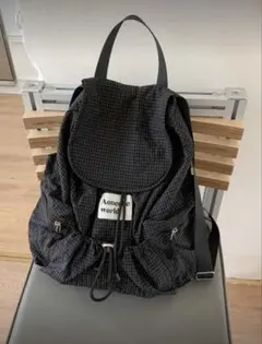 チェック柄リュック