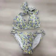 花柄 ホルターネック ビキニ セパレート水着のサムネイル
