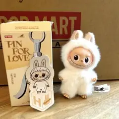 pin for love ミニラブブ H イニシャル ラブブ　POPMART