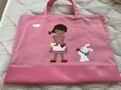 新品・タグ付き！ファミリア いちご レッスンバッグ ピンク 希少 