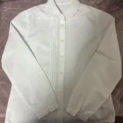 ホワイト 長袖シャツ