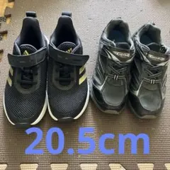 adidas ブラック/ゴールド スニーカーともう一足で2点セット