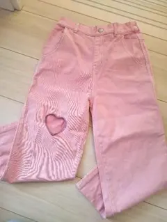 ANAP ピンク ハートカットアウト ロングパンツのサムネイル