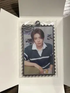 ENHYPEN セガラッキーくじ D賞 アクリル切手風キーチェーン ヒスン