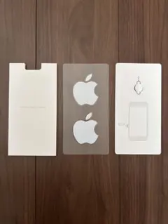 AppleロゴステッカーとSIMピンのセット
