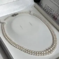 新品♡あこや真珠 ネックレス 5.5-6.0mm 鑑別書付 - メルカリ