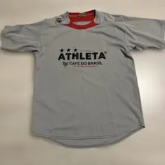 ATHLETA サッカーシャツ L グレー/レッド
