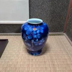 敬老うー特価』 『未使用・小痛み』 賞美堂 其泉窯 『銀呉須十草