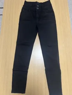 ジーナシスブラック スキニーパンツ ハイウエスト