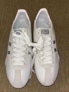 Onitsuka Tiger ホワイト/シルバー スニーカー