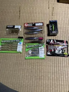 ソフトルアーセット 釣り用　バス釣りのサムネイル