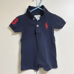 Ralph Lauren ネイビー ロンパース 3M