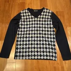 BEAMS HEART メンズ アーガイル長袖 Mのサムネイル