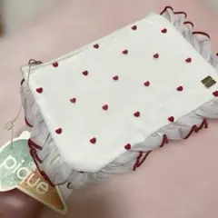 ティッシュ入れ付きポーチ