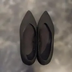 GUウォッシャブルニットフラットシューズ24cm