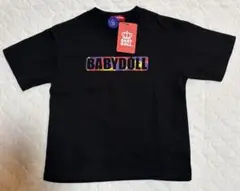 BABYDOLL カラフルロゴ Tシャツ ブラック
