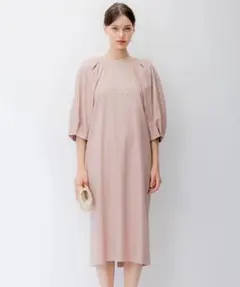 【新品・タグ付き】23区 ノーブルストレッチ ボリュームスリーブドレス